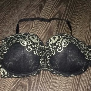 Black Halter Bra